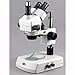 AmScope SM-2T-DK Professional Trinocular Stereo Zoom Microscope, WH10x Eyepieces, 7X-45X Magnification, 0.7X-4.5X Zoom Objective, Upper and Lower Halogen Lighting, Pillar Stand, 110V-120V, Includes Darkfield Condenser