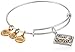 Alex and Ani Womens Class of 2018 EWB Bangle Bracelet, Rafaelian Silver, Expandable