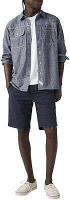 Herren XX Chino Taper Shorts II Casual Shorts, Baltic Navy LTWT Microsand, 32W