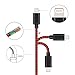 Sundix iPhone Cable, Extra Long Nylon Braided Cord Lightning Cable Certified to USB Charging Charger Compatible with iPhone 7/7 Plus/6/6S/6S Plus, SE/5S/5, iPad - 10' …. - 3 Piece