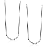 Wevdn 2 PCS Car Radio Removal Tool, U-Shaped Automotive Radio Disassembly Pry Tool Kit, Stainless Steel Stereo CD DVD Host Release Removal Tool for Most Vehicles, Car Accessories