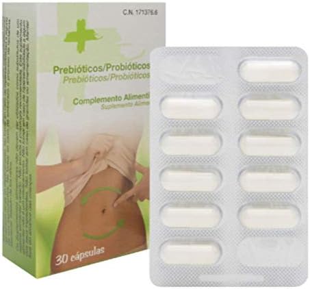 Stomach Protection by Rueda Farma Probiotics and Prebiotics, Regulate Your Bowel Transit and Protect It from Infection. The Best Option for Your Family. 2 Pack (30 Caps. Each One)