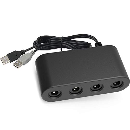OSTENT Gamecube NGC Controller Adapter mit 4 Anschlüssen für Nintendo