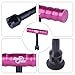 Fly5D 7Pcs Paintless Dent Removal Repair Tool Kits PDR Kits T-Bar Handle Dent Puller with Aluminum Glue Puller Tabs