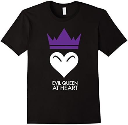 Men's Evil Queen At Heart T-Shirt 2XL Black