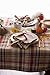 DII Give Thanks Plaid Fall Table Decor, Autumn & Thanksgiving Tabletop Linens, 52x52 Square Tablecloth