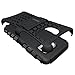 Galaxy S7 Case, OEAGO Samsung Galaxy S7 Cover Accessories - Tough Rugged Dual Layer Protective Case with Kickstand for Samsung Galaxy S7 - Black