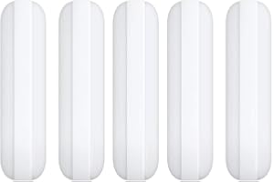 UtopixHub 5 Pcs 25mm(1 Inch) PTFE Magnetic Stirrer Mixer Stir Bar,White Color,Laboratory Bar,Stir Plate Bar,7mm25mm Stir Bars