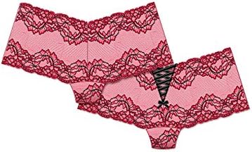 Rene Rofe It Girl Lace Up Twist Boyshort Panty