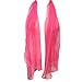 Wrapables Silk Blend Long Scarf, Bright Pink,One Size