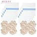 MIILYE Breast Lift Tape+Satin Nipple Covers Pasties for Boobs Cup A,B,C,D,DD