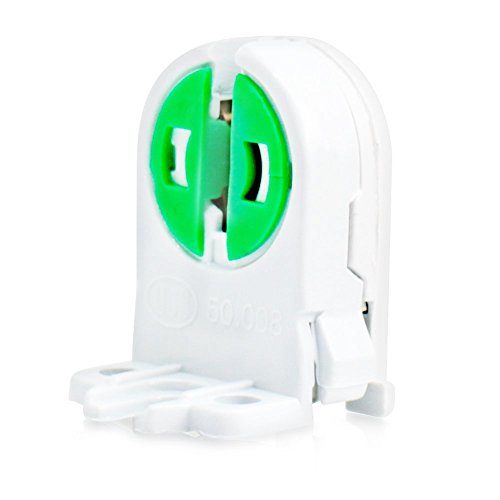 T5 Bi-Pin Lamp Holder Lamp Socket T5 Tube Lamp Holder Tombstone Tube Accessory Lamp Aging Test, Fluorescent Lampholder
