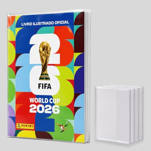 Capa Para Álbum da Copa 2026, Estilo Brochura, Proteção Para Álbum de Figurinhas