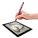 Evach Rose Red Active Stylus Pen for iPad, 1.5mm Ultra Fine Tip, Compatible With Apple and iPhone, Samsung Tablets