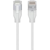 Ubiquiti UACC-CABLE-PATCH-EL-C6A-3M-W – Professional-Grade Shielded Cat6 Ethernet Patch Cable, 3m, White