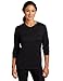 ASICS Women's Circuit 7 Warm-Up Long Sleeve Shirts, Black, Medium