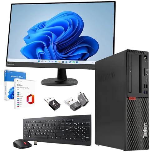 Lenovo Complete PC Professional Office i7 8700 up to 4.6 GHz – Monitor 27 Inches FHD 32 GB of RAM 1 Tera SSD – Mouse and Keyboard Kit Italian Layout – Win 11 Pro Office 2021 Pro Warranty 36 Months Warranty