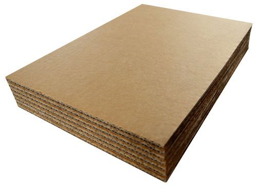 A4 297mm x 210mm Cardboard Corrugated Sheets Pads Dividers Art Craft Board Qty 50 Sheets