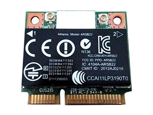 Atheros Qualcomm Ar9462 Ar5b22 Wb222 Half Mini Pci-e Bluetooth Bt Wireless WiFi Card