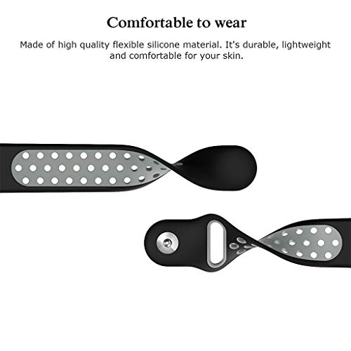 2 Compatible+Fitbit+Skin+Friendly+Silicone+Replacement