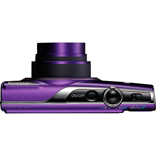 Canon-PowerShot-ELPH-360-HS-Purple-Digital-Camera-32GB-Card-Bundle-includes-Camera-32GB-Memory-Card-Reader-Wallet-Case-Mini-Tripod-Screen-Protectors-Cleaning-Kit-and-Beach-Camera-Cloth