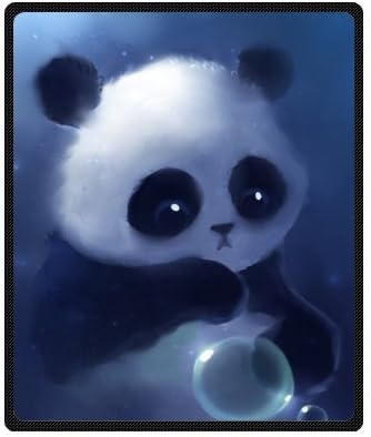 Nice Giant Panda Fleece Throw Blanket - Blanket 50" x 60" (Medium)