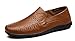 LOUECHY Men's Liberva Slip-On Loafer Shoes Comfort Driving Shoes Leather Casual Shoe
