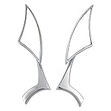 Astra Depot Motorcycle Chrome Spear Blade Mini Side Mirrors for Harley Davidson Sportster Dyna Softail