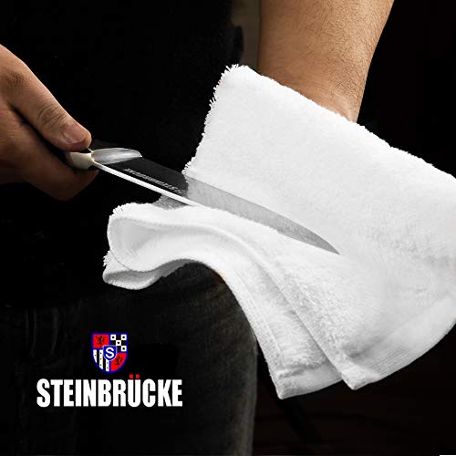 STEINBRÜCKE Chef Knife, 6-Inch Kitchen chef Knives Sharp Chef\'s Knife, 5cr15mov German Stainless Steel, Full Tang, Cook\'s Knife for Home Kitchen Restaurant