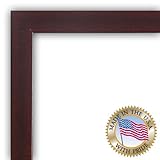 ArtToFrames 6x24 Inch Classic Mahogany Frame Picture Frame, 2WOMFRBW26039-6x24