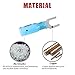 Hilitchi 50pcs Nylon Insulated Heat Shrink Butt Fork Wire Electrical Crimp Terminal Connector (16-14AWG / #10)