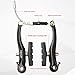 Caiyuangg Mountain Bicycle V-Brake Aluminum Alloy Bike Brakes Sets with Brake Pad for Universal Bicycle, Road Bike, MTB, BMX (1 Pair)thumb 4