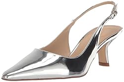 Sam Edelman Bianka Sling Pump Soft Silver 9 Medium