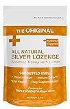 Original All Natural Silver Lozenges - Soothing Honey with Lemon: The Perfect Cough Drop for Cough, Throat & Mouth Health and Immune Support - Contains 30ppm Silver Solution in Each Drop