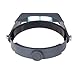 SKYZONAL Headband Magnifier Jewelry Visor Opitcal Glass Binocular Magnifier with Lens -1.5X 2X 2.5X 3.5X Magnification, 4