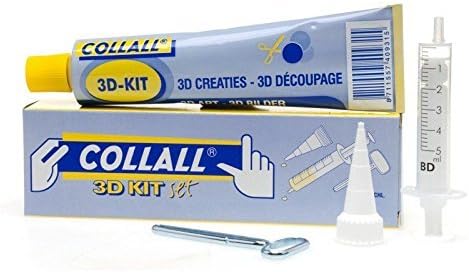 Collall Silicon 1 Tube Including Tools, Transparent, 80 Milliliter By COLLALL
