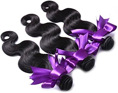 Giulia Hair Brazilian Virgin Hair Body Wave Unprocessed Virgin Remy Human Hair Extensions Natural Black Color