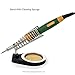 ETEPON Wood Burning & Soldering Iron Kit for Pyrography, Adjustable Temperature Soldering Wood Burning Pen, Soldering Wood Burning Tips, Stencil, Converter, Stand and Carry Bag ET005