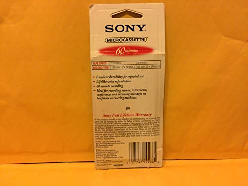 1 Sony+3MC+60B+Microcassette+3+Pack