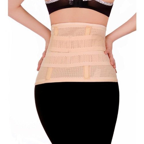 Wowlife Postpartum Recovery Belly Abdomen Waist Slimming Shaper Wrapper Belt Breathable