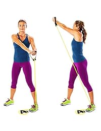 Juego de bandas de resistencia para la novia, bandas de entrenamiento que incluyen 1 tubo de forma y 8 cuerdas de ejercicio para entrenamiento de resistencia, terapia física, entrenamiento de fuerza para pilates de fitness, entrenamientos en el hogar