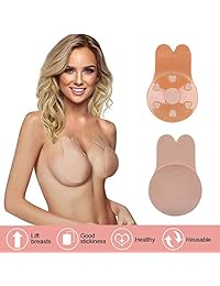 Sujetador adhesivo, sujetador de aceleración para dama, 4,33 pulgadas, grande, lavable y reutilizable, invisible, sin espalda