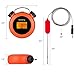 Lumsing Grill Thermometer Wireless Bluetooth Digital Cooking Meat Thermometer With App(iOS/Android), Two Probes