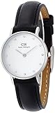Daniel Wellington Women's 0921DW Classy Sheffield Stainless Steel Watch with Black Leather Band