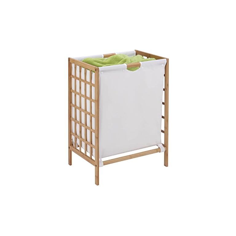 HoneyCanDo Bamboo Hamper HMP03770 LAVORIST