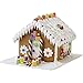 Wilton Christmas Gingerbread House Kit - Pre-Assembled, Ready to Decorate, Christmas Fun Decorating Kit, Includes: House, Icing, Fondant, Candies, Decorating Bag & Tip - Bundled with Extra Candy!