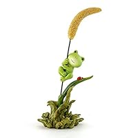 Top Collection Poko The Frog Hanging on Tight 6-Inch Mini Collectible Figurine