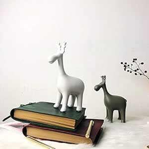 Baiaq FurnitureAndDecor Nordic Simple Adornos de cerámica Alces hogar