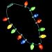KANGAROO Deluxe Light-Up Christmas Necklace – Flashing Bulb Party Accessory for Ugly Sweater & Holiday Events