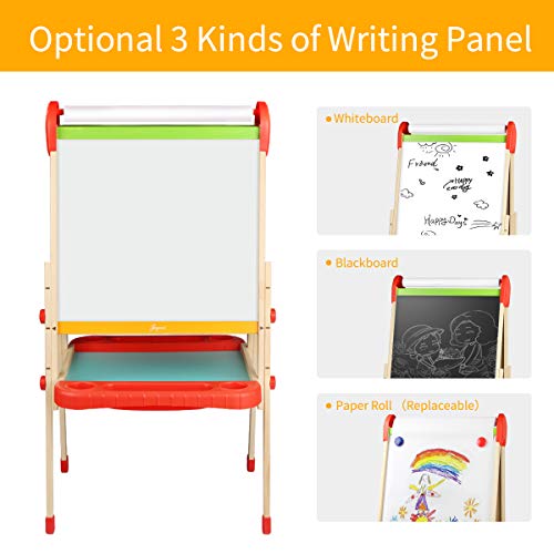 1 Joyooss+Kids+Wooden+Easel+Paper